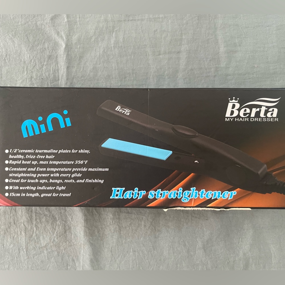 Mini Berta hair straightener 1/2”